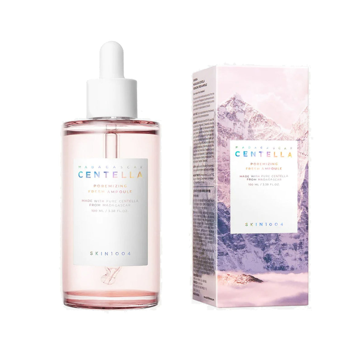 SKIN1004 Madagascar Centella Poremizing Fresh Ampoule 100ml bottle and box