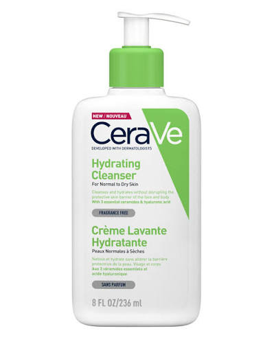 CeraVe Hydrating Cleanser For Normal To Dry Skin 236ml