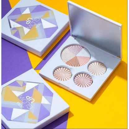 Ofra Glow Up Highlighter Palette open