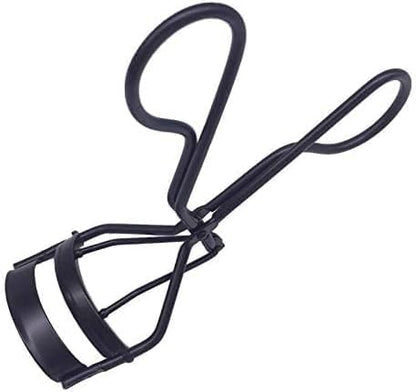 Black eyelash curler shown from the side