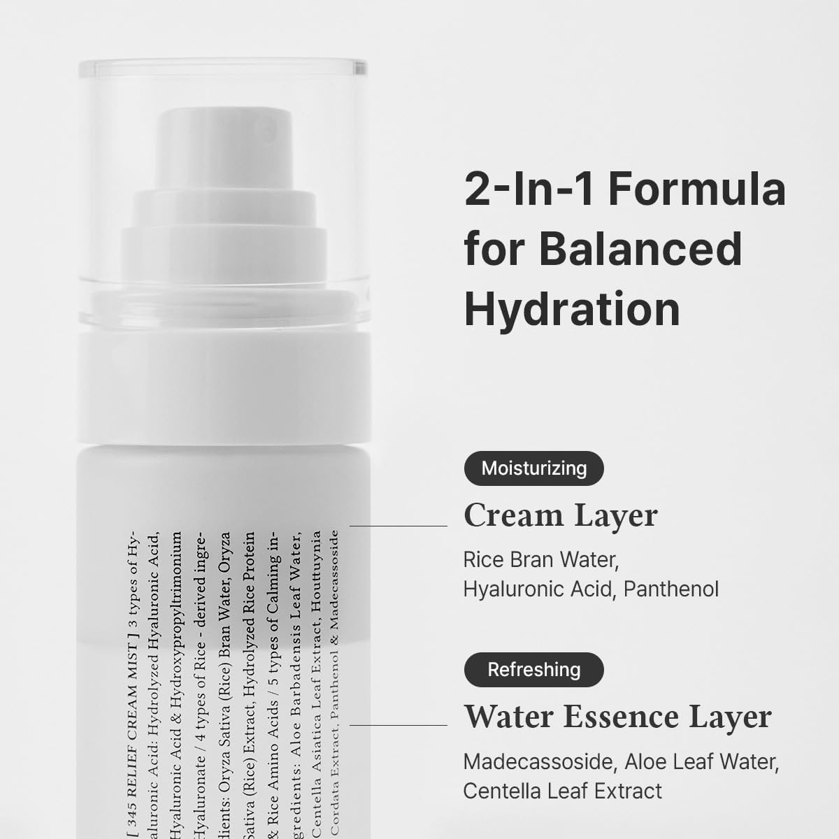Dr. Althea 345 Relief Cream Mist 60 ml bottle