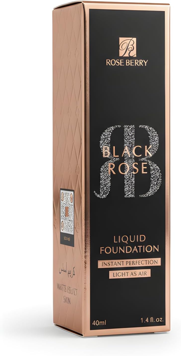 Rose Berry Black Rose Liquid Foundation 40ml bottle