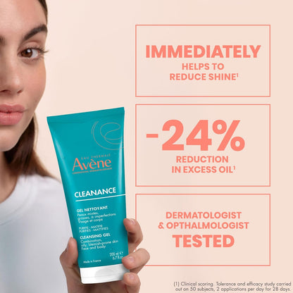 Avène Cleanance Cleansing Gel ingredient chart