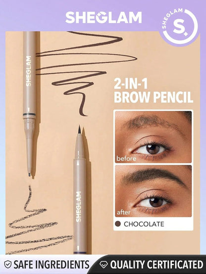SHEGLAM eyebrow pencil hair-like strokes