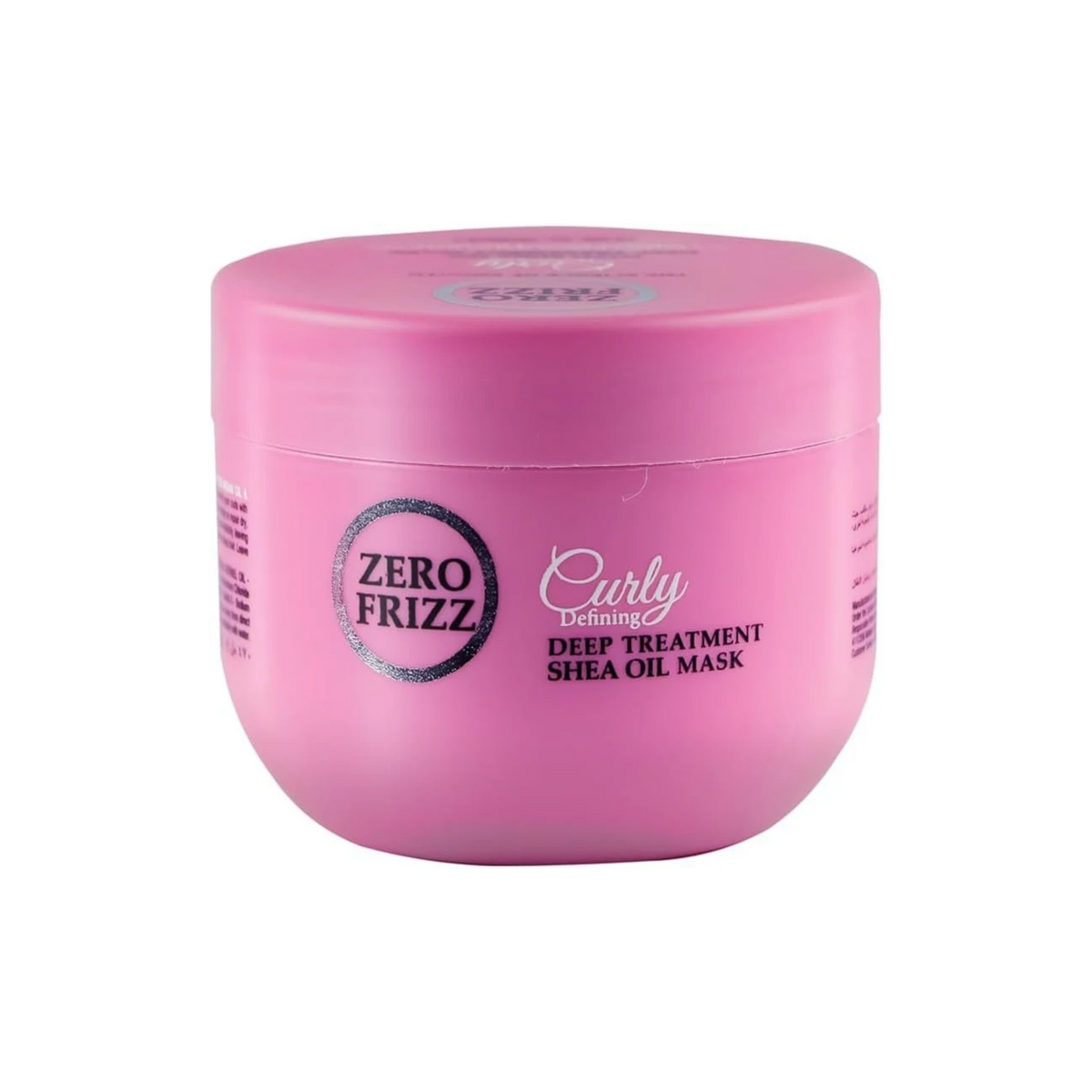Zero Frizz Curly Defining Deep Treatment Shea Oil Mask pink tub