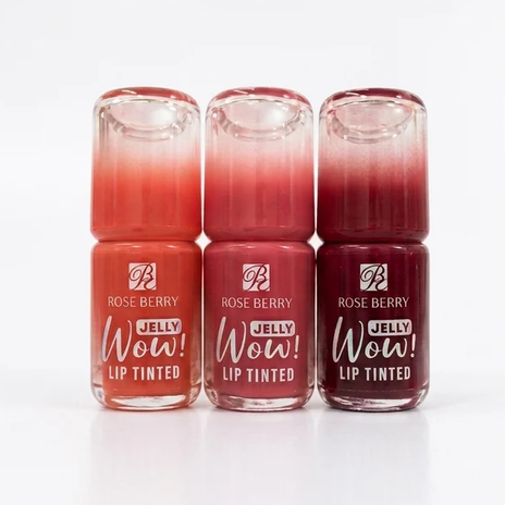 Rose Berry Jelly Wow Lip Tinted shades