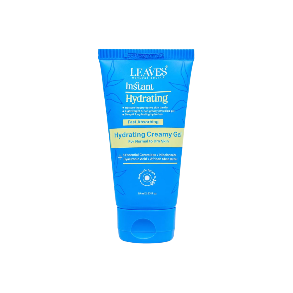 LEAVES Instant Hydrating Creamy Gel for normal to dry skin, 75 ml