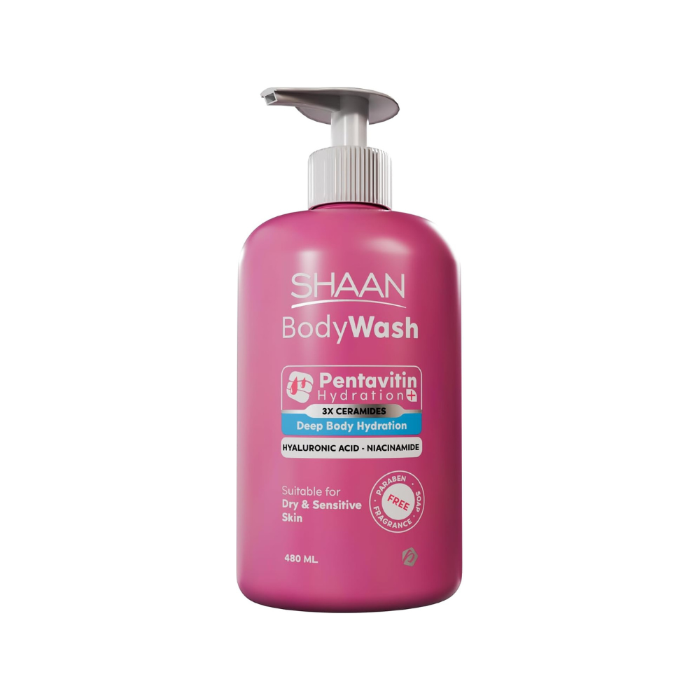 SHAAN Hydrating Body Wash Tulip Rose 480ml
