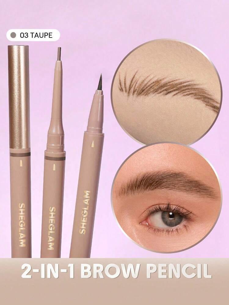 SHEGLAM Waterproof 2-in-1 Eyebrow Pencil
