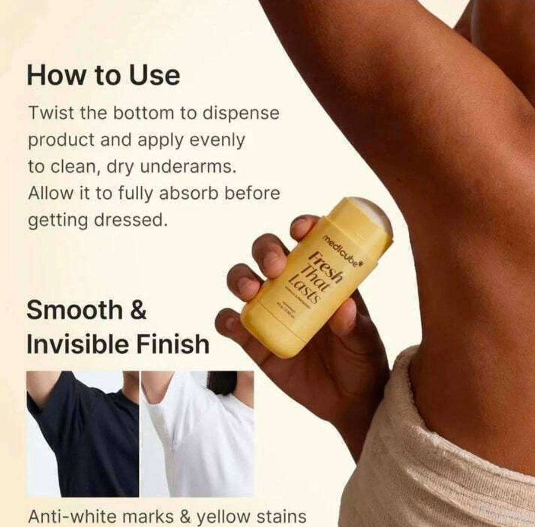 Vanilla and Pistachio scent notes for Medicube deodorant