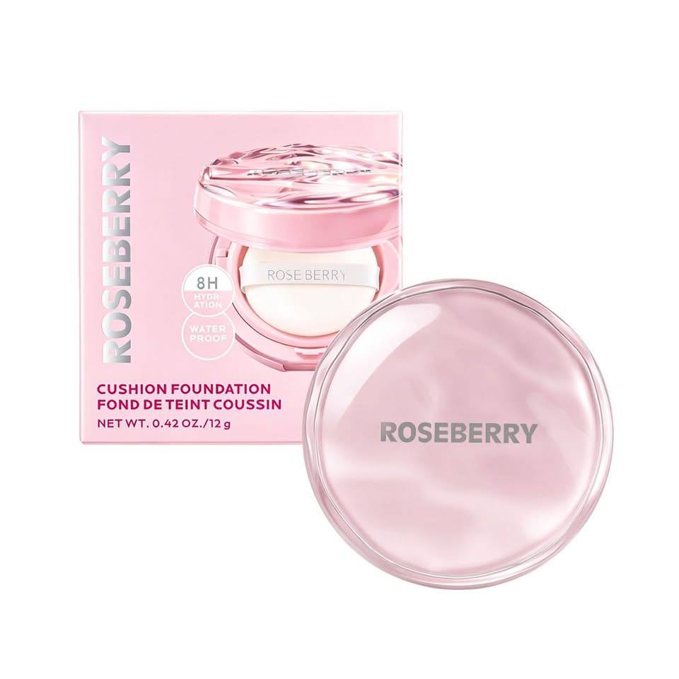 Rose Berry cushion foundation open compact 12g