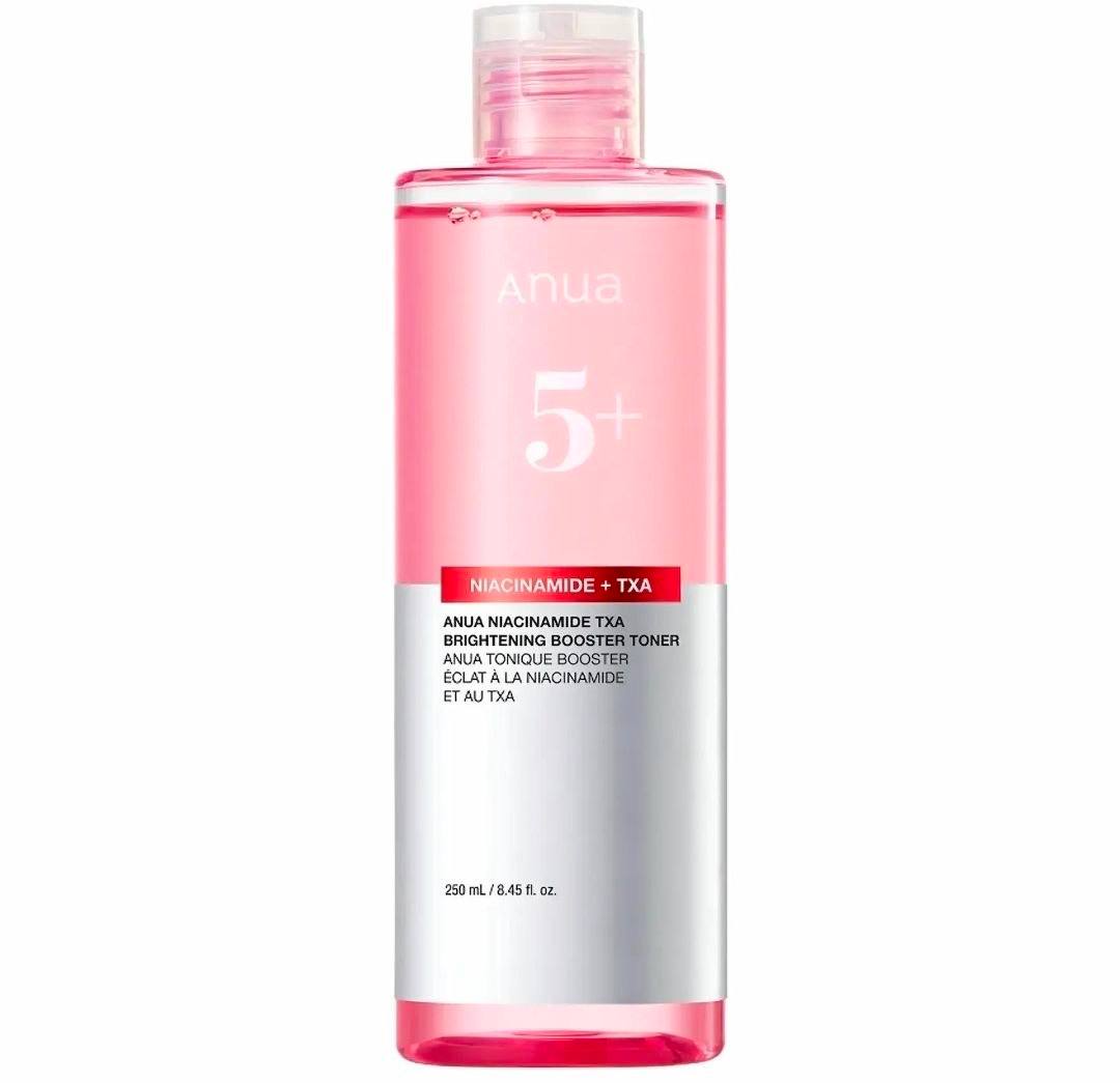 ANUA Niacinamide TXA Brightening Booster Toner 250ml pink bottle